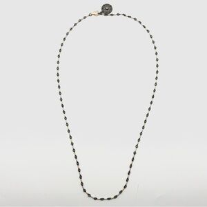 New Freida Rothman Signature Tri-Tone Bar Link Sterling Silver Necklace